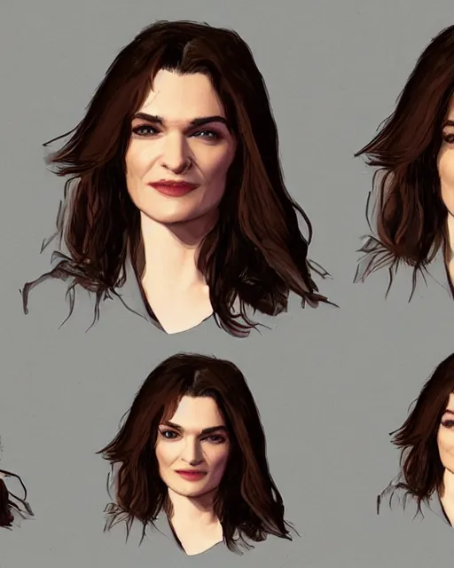 Prompt: rachel weisz, concept art