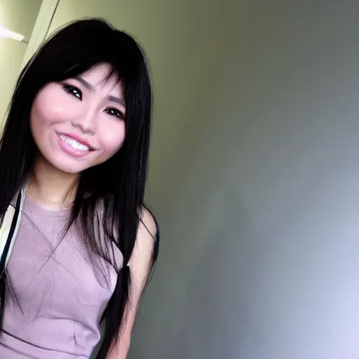 Prompt: an asian transgender girl