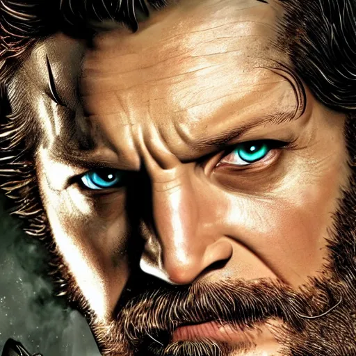 Image similar to tom hardy as wolverine from x - men digital art 4 k detailed super realistic