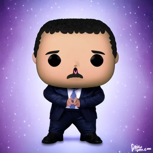 Prompt: peter kay as a funko pop