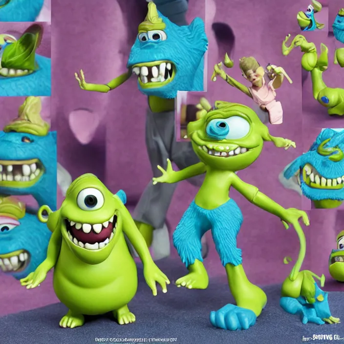 Image similar to sully, a goodsmile figure of sully from monsters inc, figurine, detailed product photo,