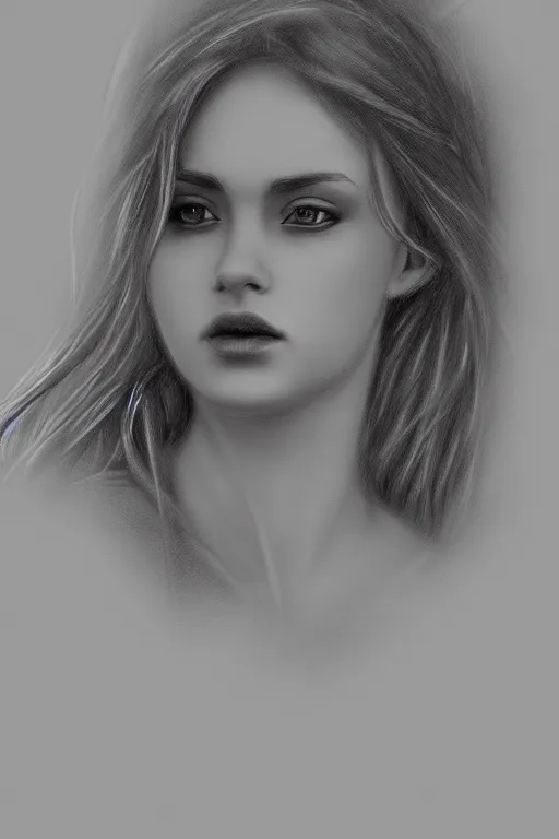 Image similar to ! dream sketch of a very beautiful woman, highly detailed, cinematic, dramatic lighting, 4 k