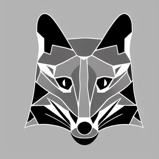 Prompt: Cubist Style Vector Fox Art