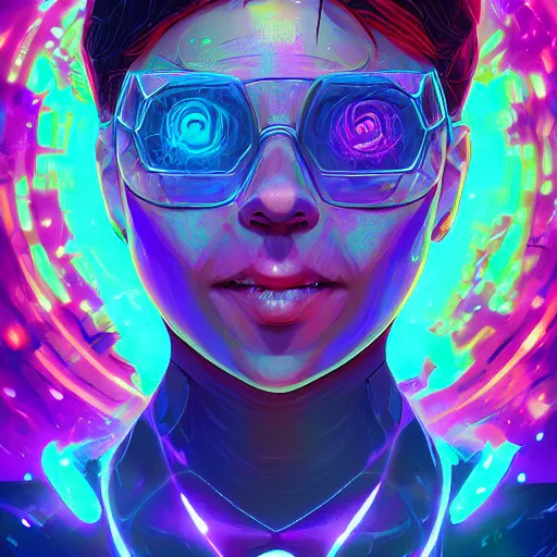 Image similar to skill magic geek inside matrix deepdream radiating a glowing aura stuff loot legends stylized digital illustration video game icon artstation lois van baarle, ilya kuvshinov, rossdraws,