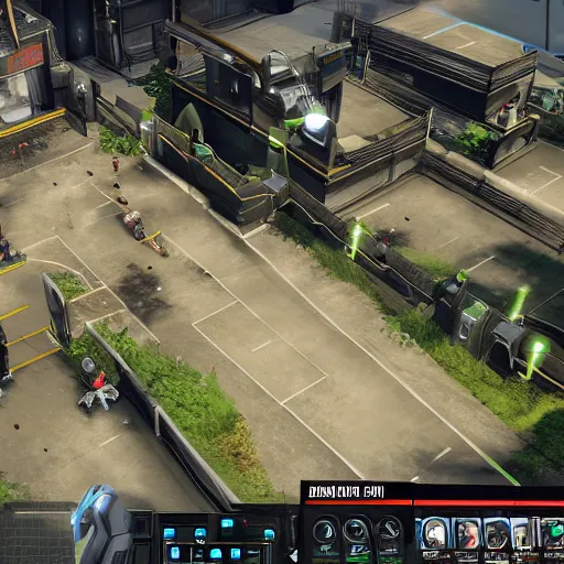 Prompt: Gameplay screenshot of XCOM 3, no UI, Unreal Engine 5
