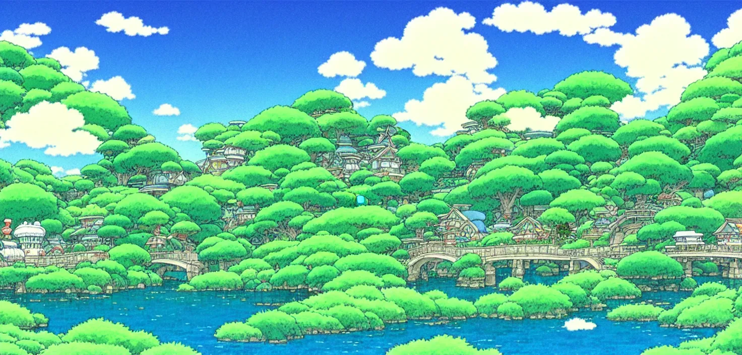 Image similar to exquisite studio ghibli landscape