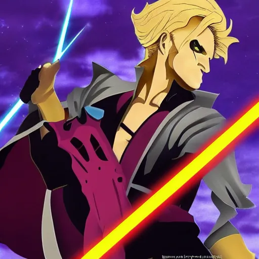 Prompt: Dio from JoJo as a Sith