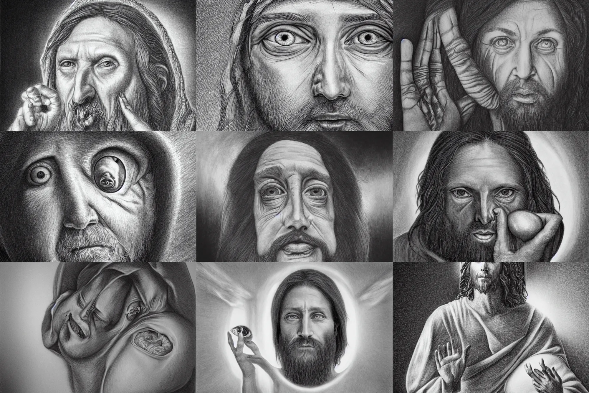 Portrait of Jesus | Jesus art drawing, Jesus drawings, Jesus sketch