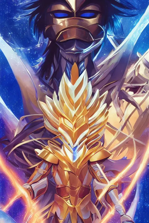 Image similar to 2 0 2 2 knights of the zodiac saint seiya battle for sanctuary hero suit armor comics mask minimalist verytoon nautiljon animes toei animation namco bandai, art by artgerm and greg rutkowski and magali villeneuve