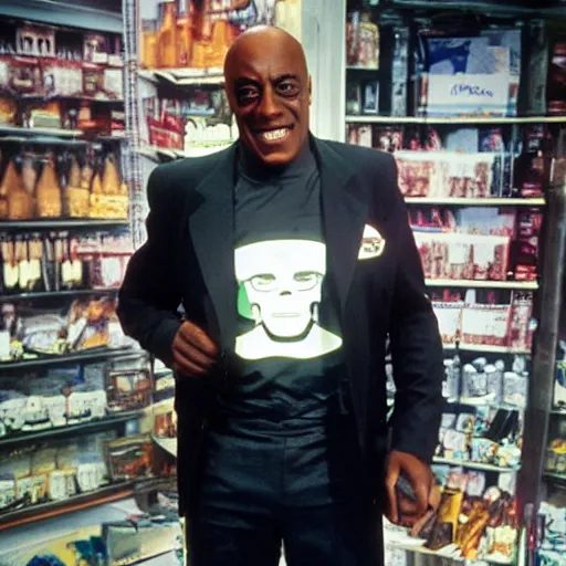 Prompt: ainsley harriot as the terminator