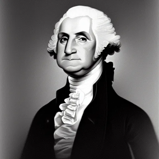 Image similar to photo of George Washington posing at Mr. Olympia, high quality, face details, sharp focus