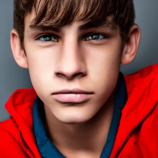 Image similar to portrait of a hot toned teenage boy. uhd. 8 k