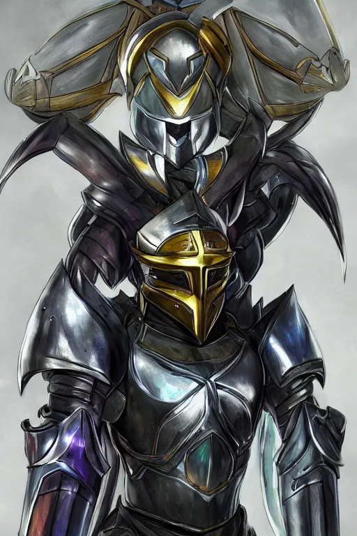 Image similar to helmet armor guardian destiny in witch queen illumination ray tracing hdr fanart arstation by sung choi robot ninja mask and eric pfeiffer and gabriel garza and casper konefal