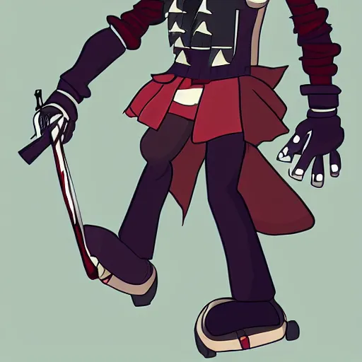 Prompt: Freddy from five nights at freddy drawn in the style of the anime kill la kill.