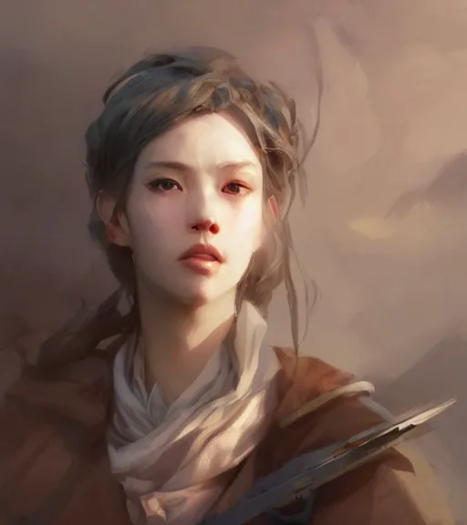 Image similar to king, portrait, illustration, rim light, top light, perfectly shaded, spring time, slight overcast lighting, soft painting, art by krenz cushart and wenjun lin