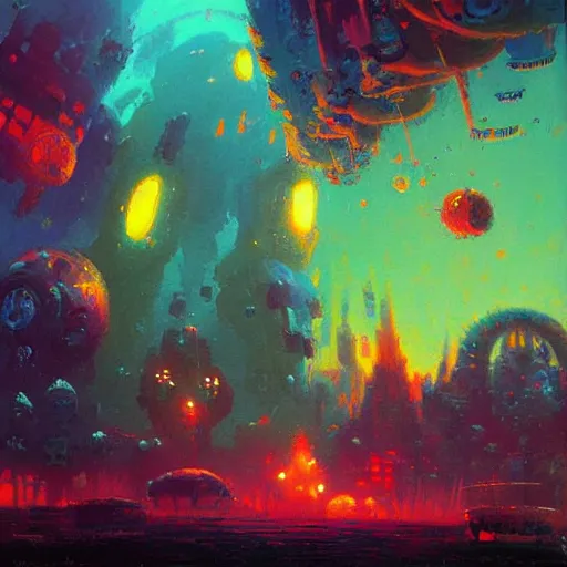 Image similar to a beautiful painting representative of the art style of paul lehr