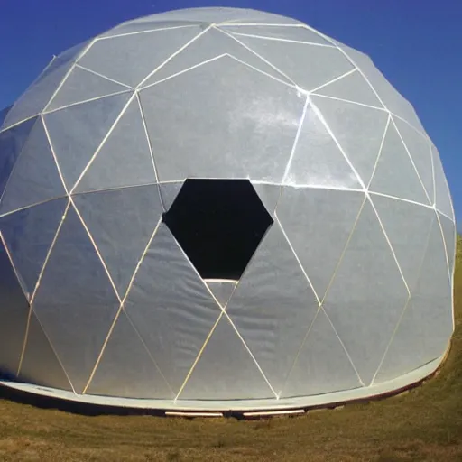 Image similar to geodesic dome by buckminster fuller