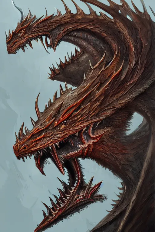 Image similar to dragon, highly detailed, d & d, fantasy, portrait, highly detailed, headshot, digital painting, trending on artstation, concept art, sharp focus, illustration, art by nils hamm