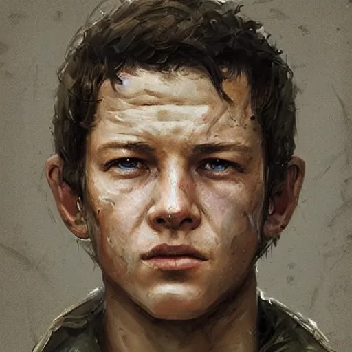 Image similar to portrait of a man by greg rutkowski, tye sheridan as a colonial marine, from aliens franchise, he is about 2 0 years old, military composure, highly detailed portrait, digital painting, artstation, concept art, smooth, sharp foccus ilustration, artstation hq