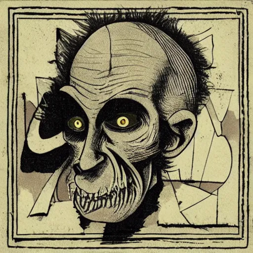 Image similar to count orlok punk band album cover