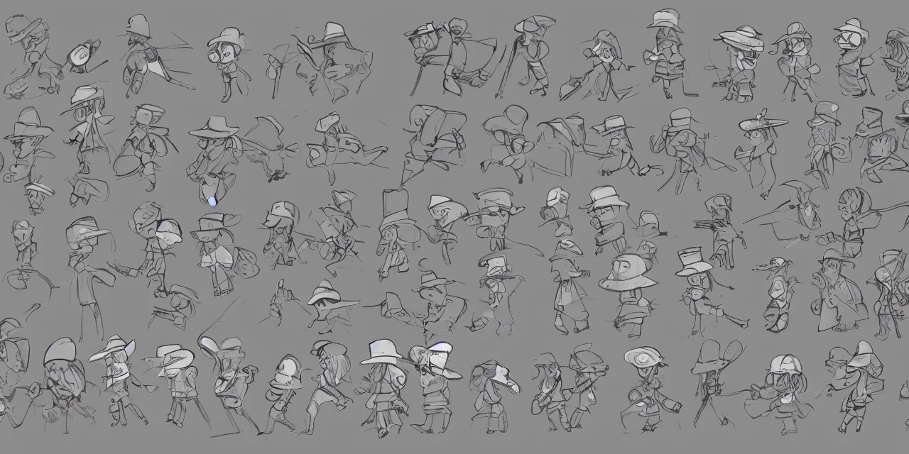 Prompt: game asset, material study, chibi anthropometric cars wearing hats
