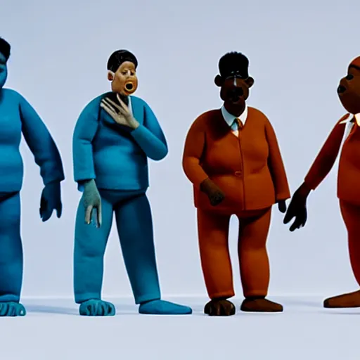 Prompt: mandatory diversity training claymation by jan svankmejer, hyperrealistic, aesthetic, masterpiece