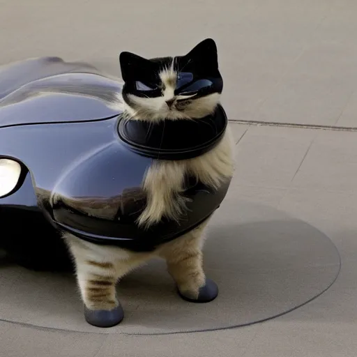 Prompt: A car that looks like a cat