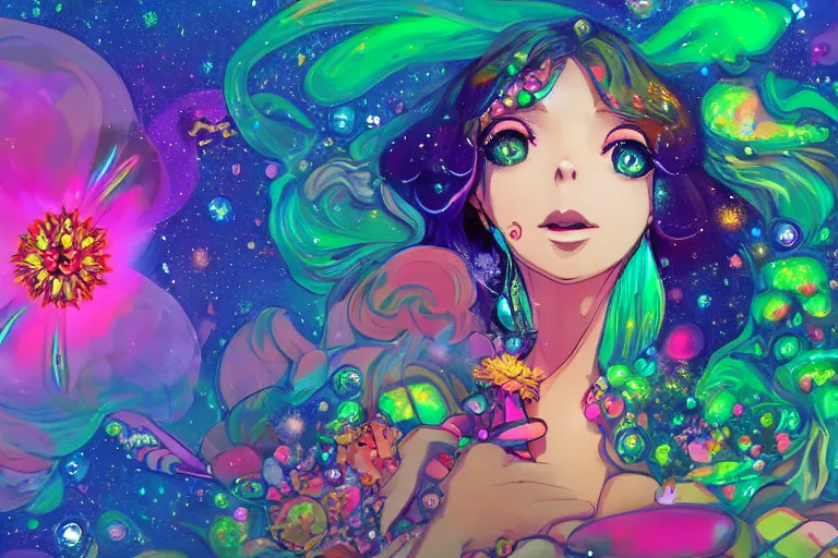 psychedelic, whimsical, anime, 4k, beautiful lusty | Stable Diffusion |  OpenArt