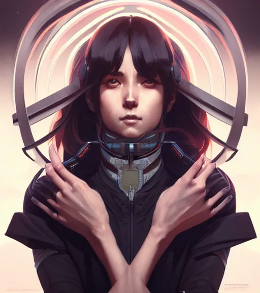 Image similar to symmetry ( naru from prey ) ultra detailed, intricate, dynamic lighting, digital art, anime, digital painting, art station, wlop, sharp focus, illustration, art by artgerm and greg rutkowski and alphonse mucha