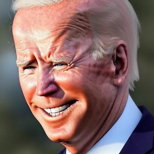 Prompt: a man who is a genetic combination of donald trump and joe biden