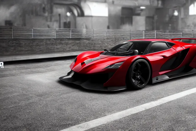 Image similar to photo wallpaper sport car gran turismo 7 forza horizon need for speed fast and furious 5 unreal engine supercar hypercar game concept car octane render, 4 khd 2 0 2 2 3 d cgi rtx style chrome reflexion global illumination ray tracing hdr arstation pixar and disney unreal