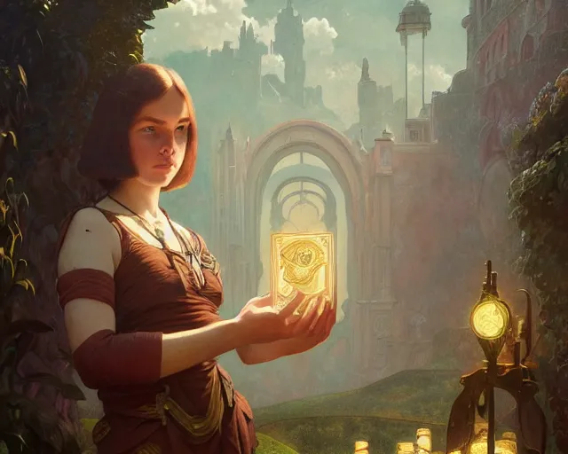 Image similar to photography of dora carrington, deep focus, d & d, fantasy, intricate, elegant, highly detailed, digital painting, artstation, concept art, matte, sharp focus, illustration, hearthstone, art by artgerm and greg rutkowski and alphonse mucha