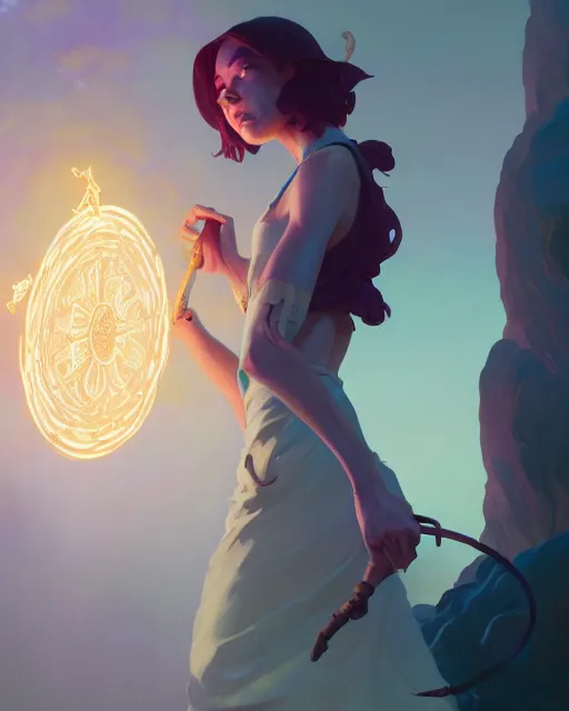 Image similar to highly detailed portrait of a mage casting magic, correct anatomy and body proportions, unreal engine, greg rutkowski, loish, rhads, beeple, makoto shinkai and lois van baarle, ilya kuvshinov, rossdraws, tom bagshaw, alphonse mucha, global illumination, detailed and intricate environment