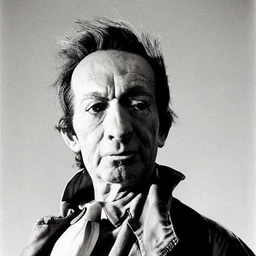 Image similar to 8k portrait photograph of Carter Manson by Arnold Newman. Dramatic.