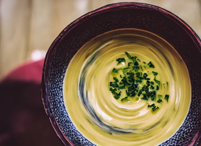 Image similar to dslr photograph of a bowl eldritch horror soup, 8 5 mm f 1. 8