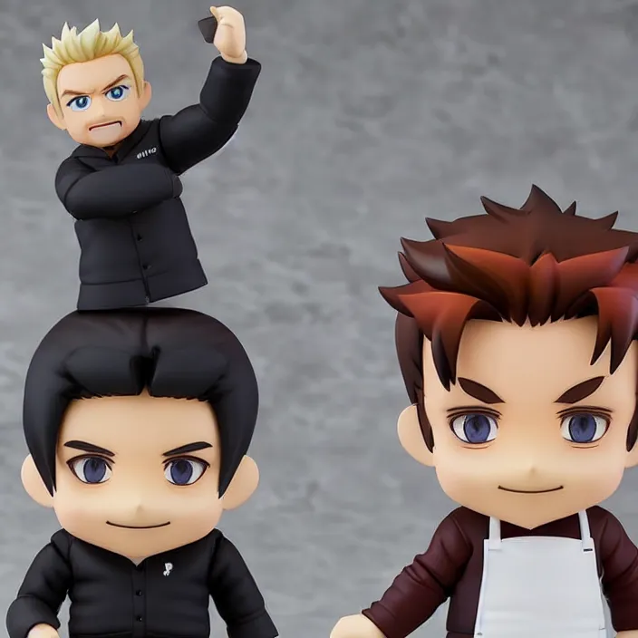 Image similar to gordon ramsay, an anime nendoroid of gordon ramsay figurine, detailed product photo