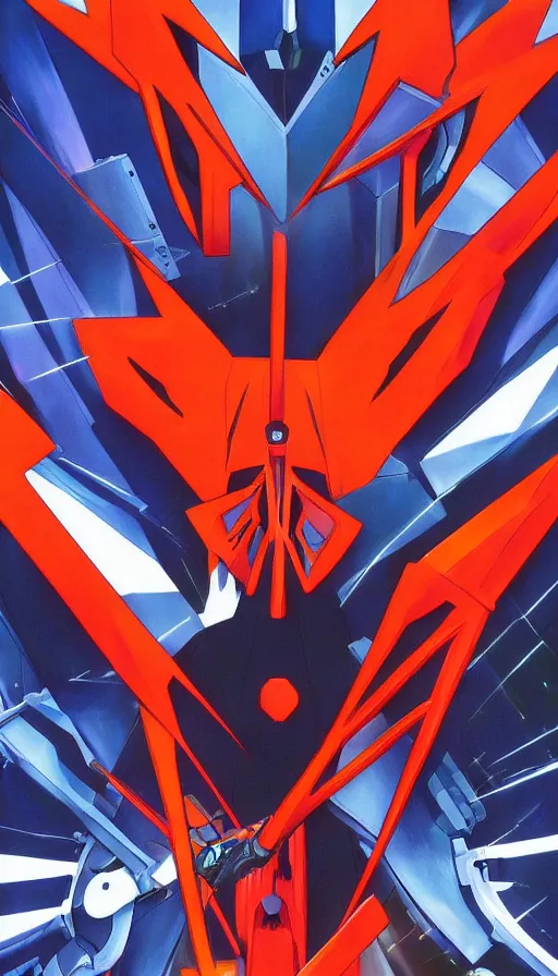 Image similar to techno artwork, from evangelion