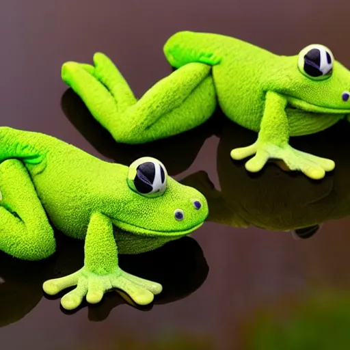 Image similar to slimy muppets going froggy