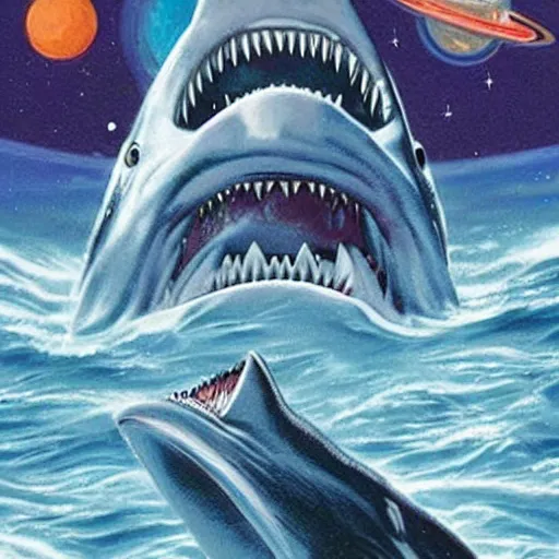 Image similar to jaws in space