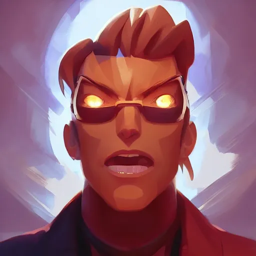 Image similar to face icon stylized minimalist trigun, loftis, cory behance hd by jesper ejsing, by rhads, makoto shinkai and lois van baarle, ilya kuvshinov, rossdraws global illumination