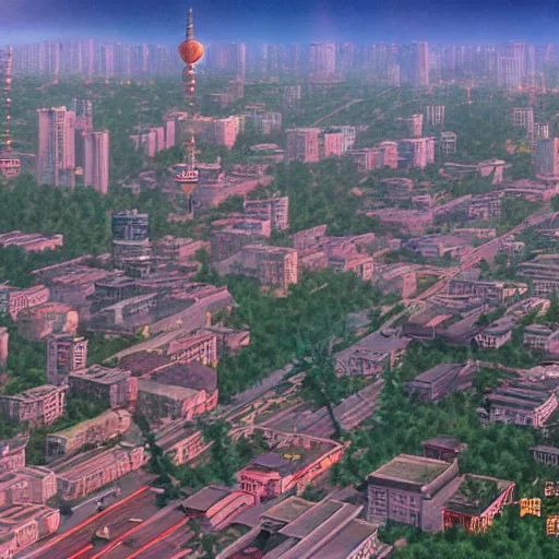 Image similar to i was born in tangshan city, hebei province in 1 9 7 8. high detailed, by makoto shinkai