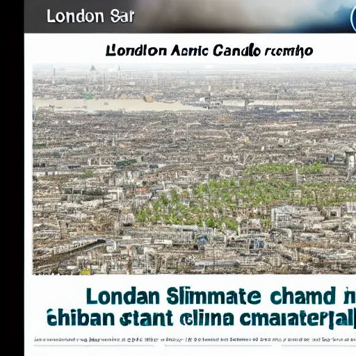 Prompt: London after Climate Change