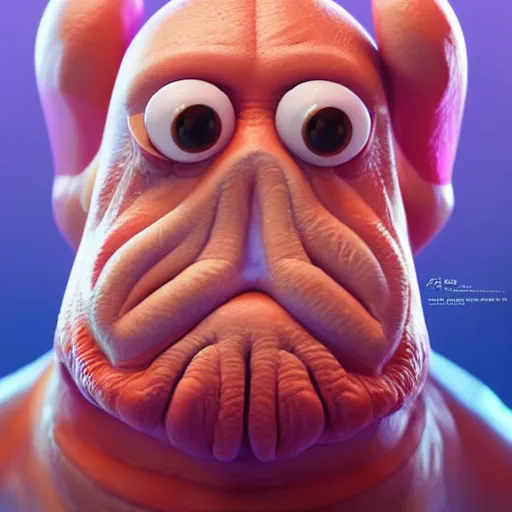 Image similar to Dr. Zoidberg , made by Stanley Artgerm Lau, WLOP, Rossdraws, ArtStation, CGSociety, concept art, cgsociety, octane render, trending on artstation, artstationHD, artstationHQ, unreal engine, 4k, 8k,