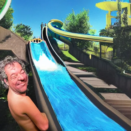 Image similar to dean ween waterslide