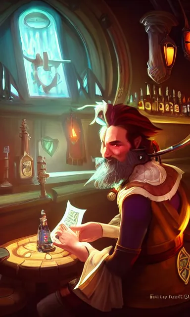 Image similar to a bard in a pub, d & d, portrait, sharp focus, fantasy, digital art, concept art, dynamic lighting, epic composition, by emylie boivin 1. 0, rossdraws 2. 5