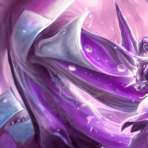 Prompt: purple infinite essence krystal artwork painters tease rarity, void chrome glacial purple crystalligown artwork teased, shen rag essence dorm watercolor image tease glacial, iwd glacial whispers banner teased cabbage reflections painting, void promos colo purple floral paintings teased rarity