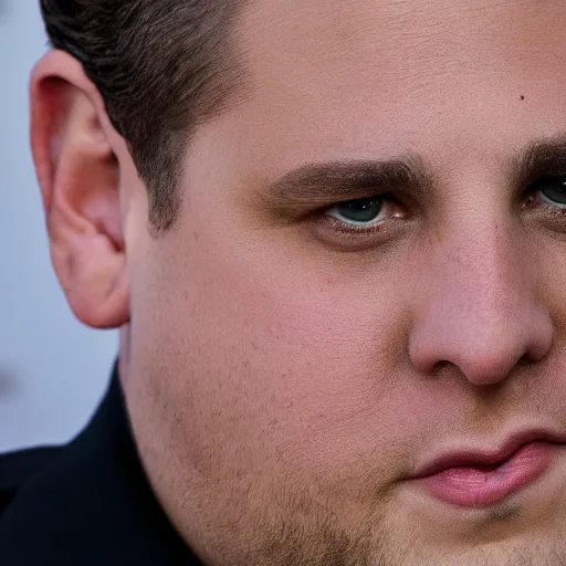 Prompt: 💃🤳🕺😤😭🙇 closeup, 4k, highly detailed, jonah hill