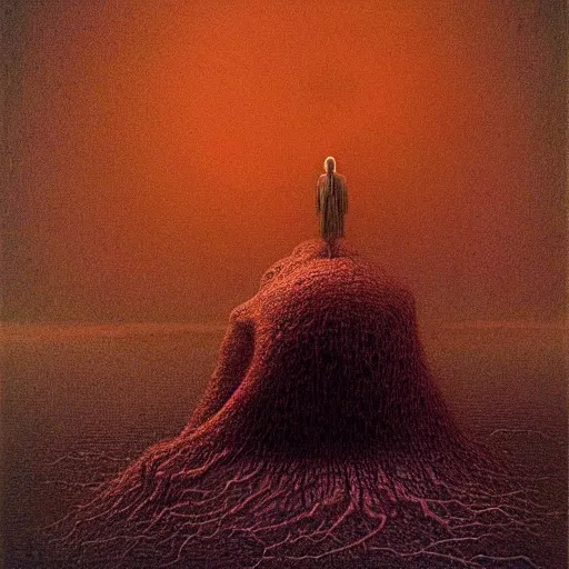 Prompt: Professor. Zdzisaw Beksinski