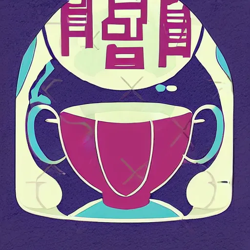 Prompt: imaginary cup of tea by tomas estrada