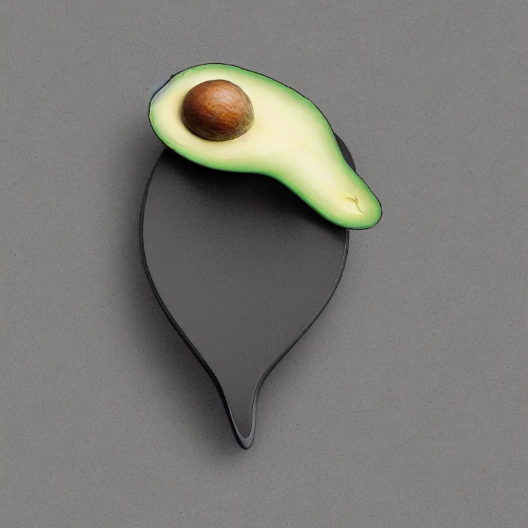 Prompt: Avocado Chair in real life, 8k resolution, hyper realistic